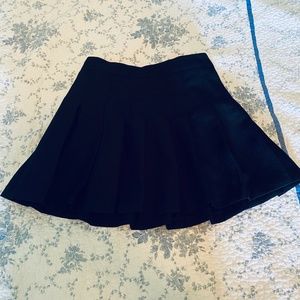 Black Pleated Skirt
